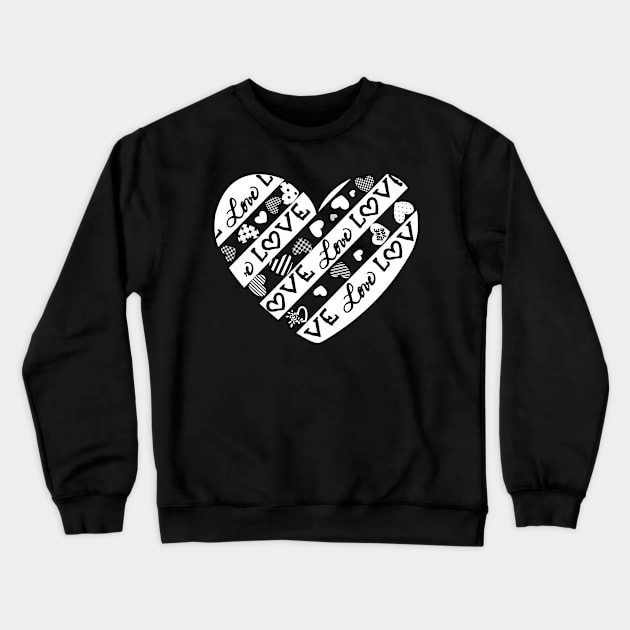 valentines day by chakibium Crewneck Sweatshirt by chakibium